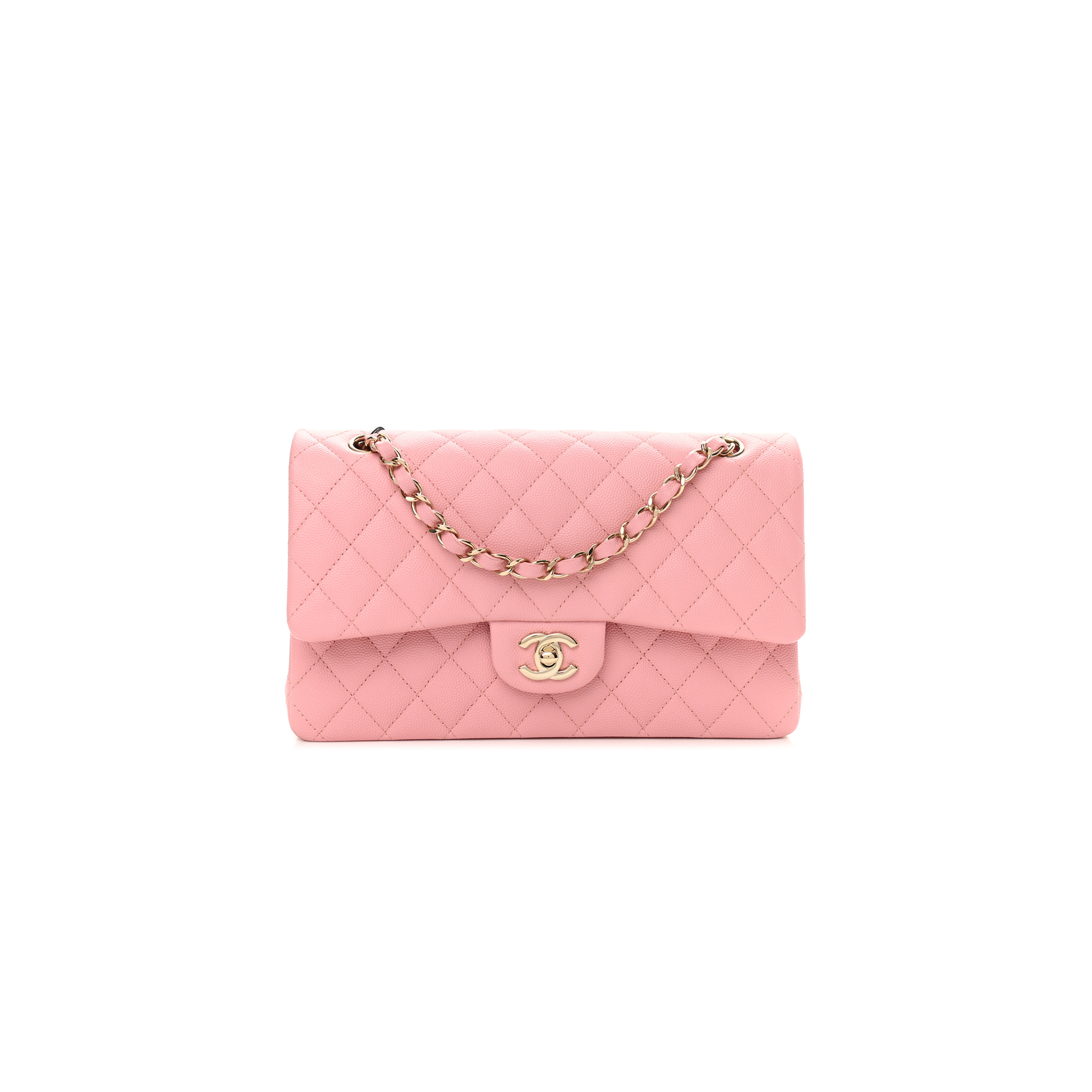 CHANEL CAVIAR QUILTED MEDIUM DOUBLE FLAP 1153705 (25*15*6cm)